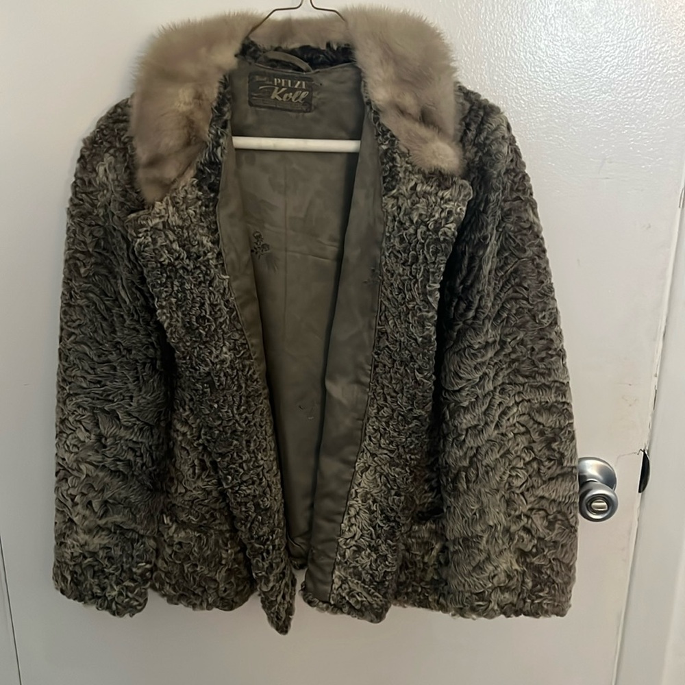 Vintage Pelzhaus Lamb Fur Coat